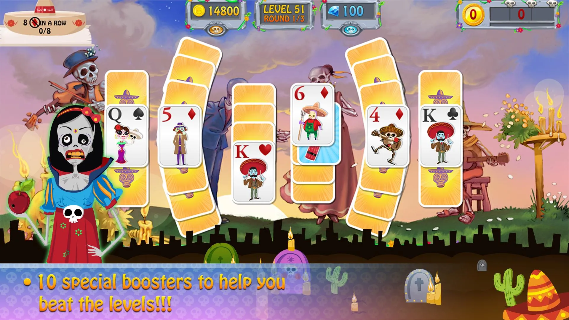 Day of the Dead Solitaire | Indus Appstore | Screenshot