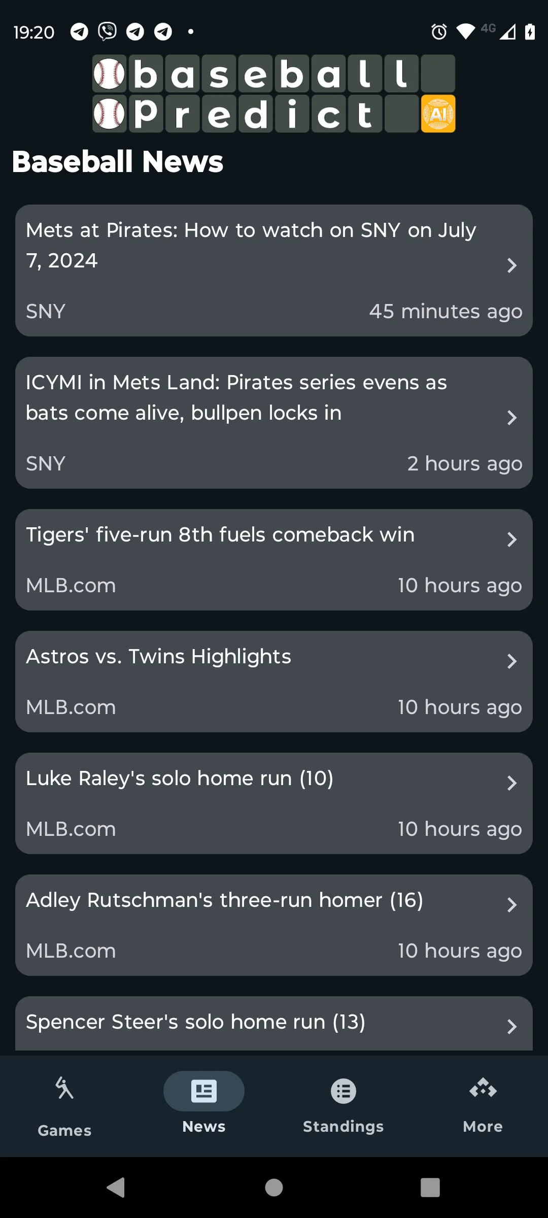 Baseball Predict‪s | Indus Appstore | Screenshot