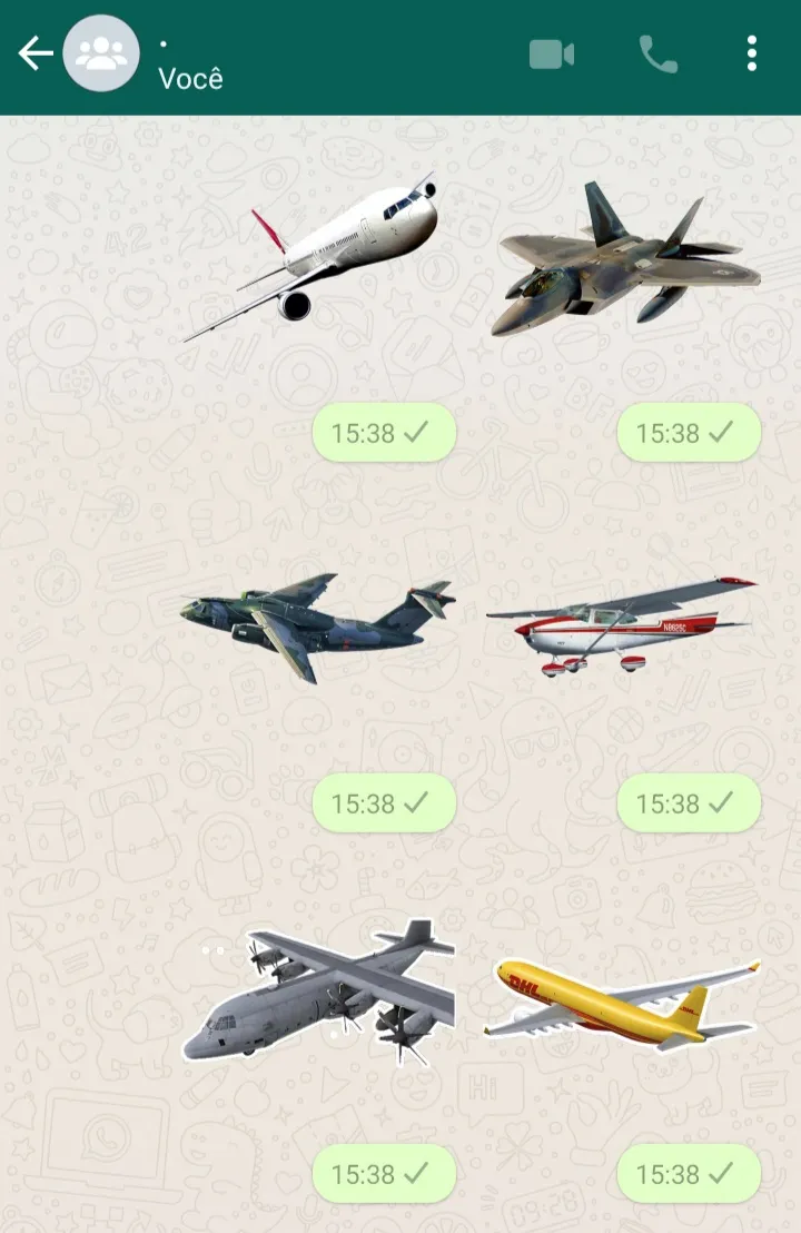 Aviation Stickers For WhatsApp | Indus Appstore | Screenshot