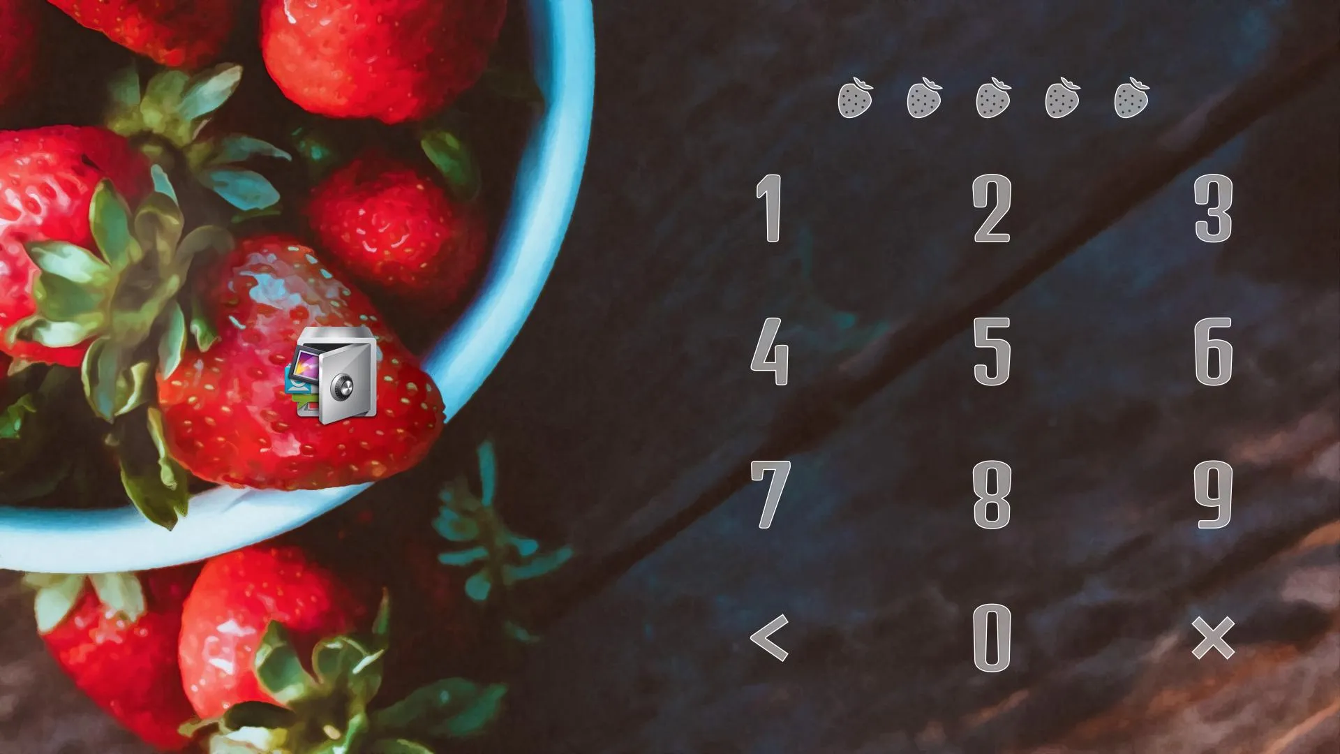 AppLock Theme Strawberry | Indus Appstore | Screenshot