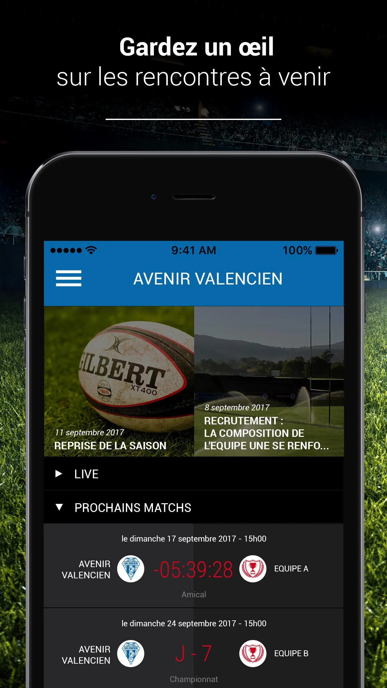 AVENIR VALENCIEN | Indus Appstore | Screenshot