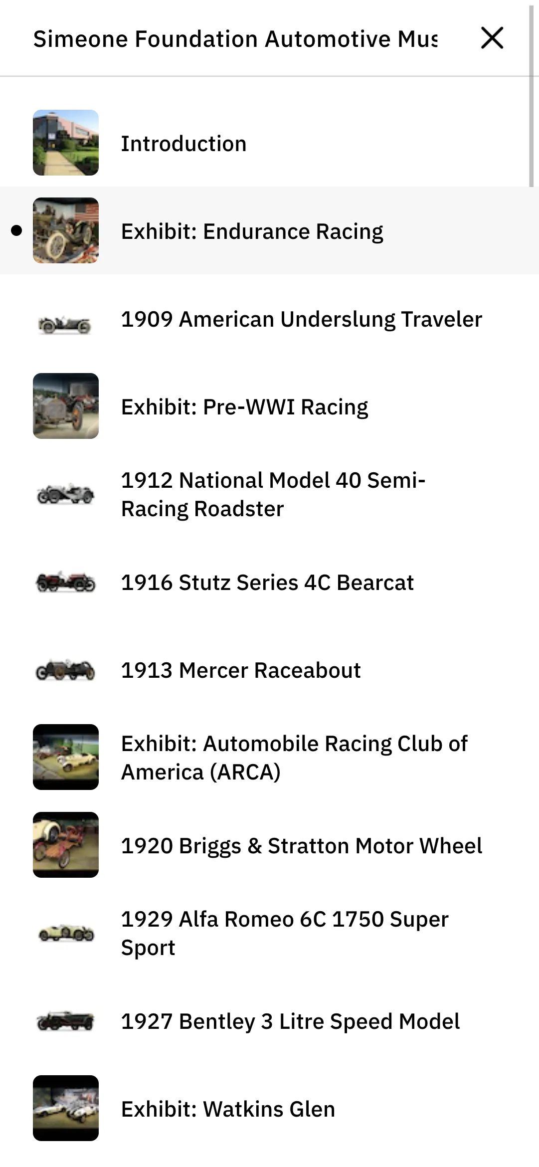 Simeone Automotive Museum | Indus Appstore | Screenshot