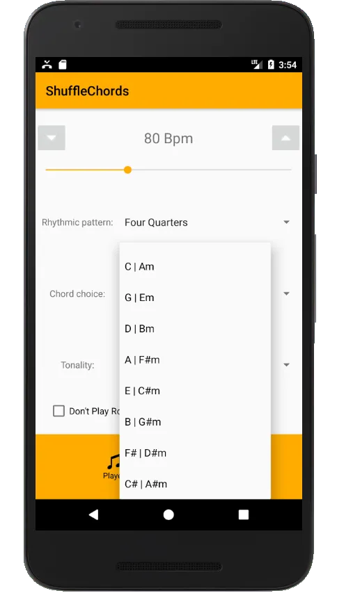 Shuffle Chords | Indus Appstore | Screenshot