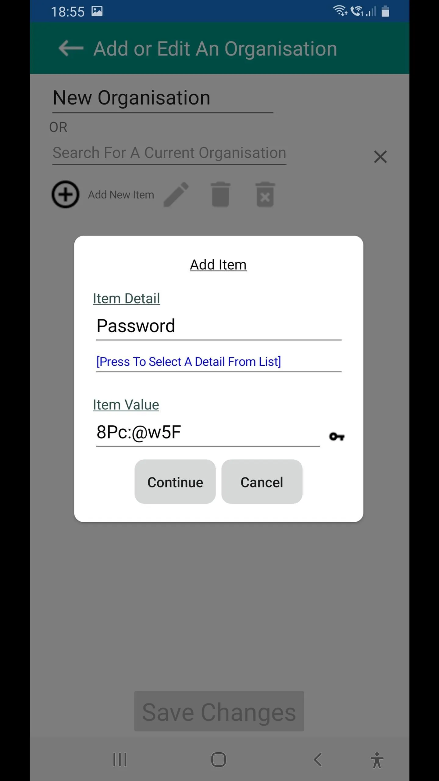 My Secure Passwords - Lite | Indus Appstore | Screenshot