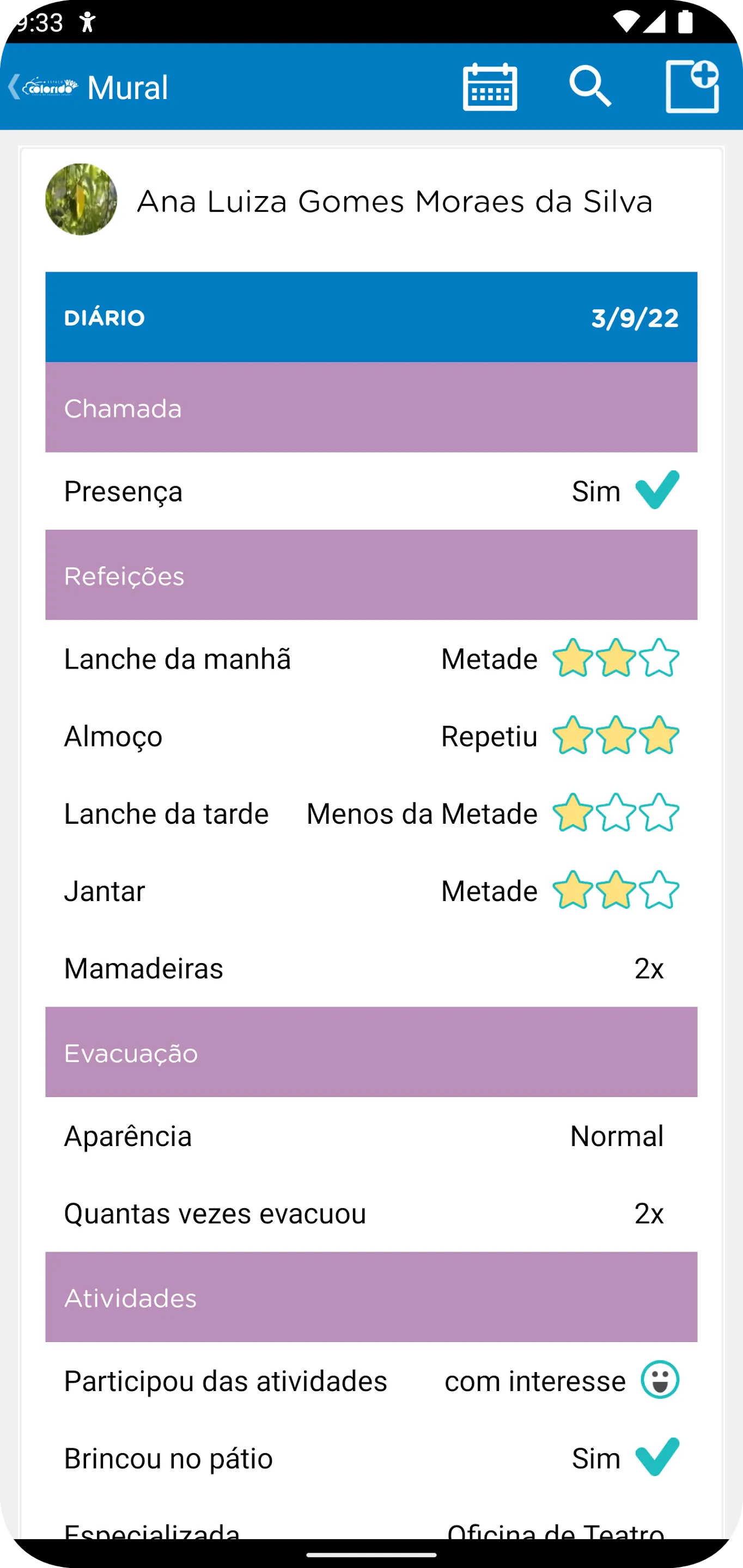 Escola Espaço Colorido | Indus Appstore | Screenshot