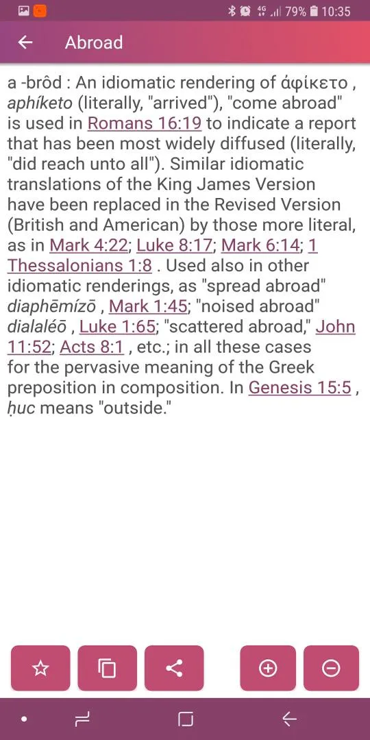 Theological Bible Dictionary | Indus Appstore | Screenshot