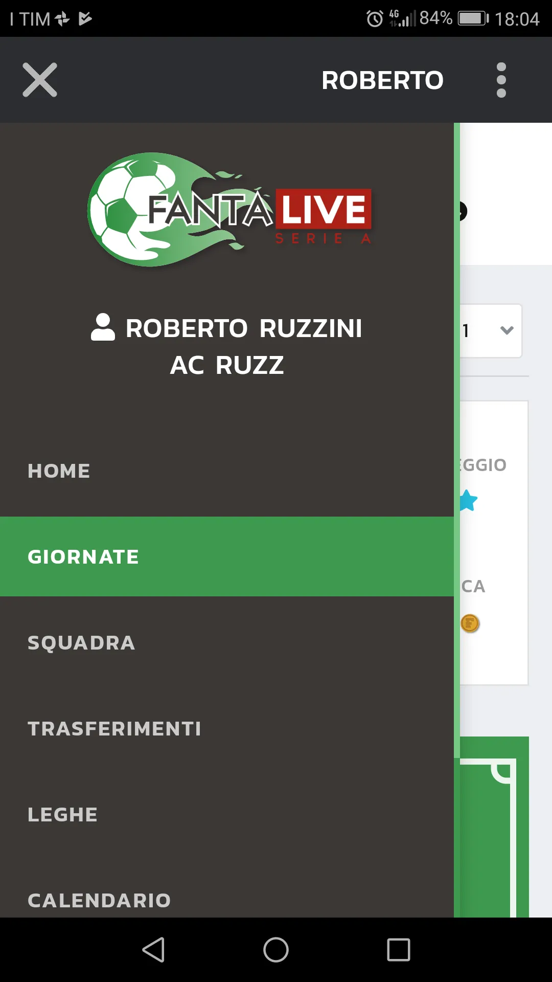 Fantaliveseriea | Indus Appstore | Screenshot