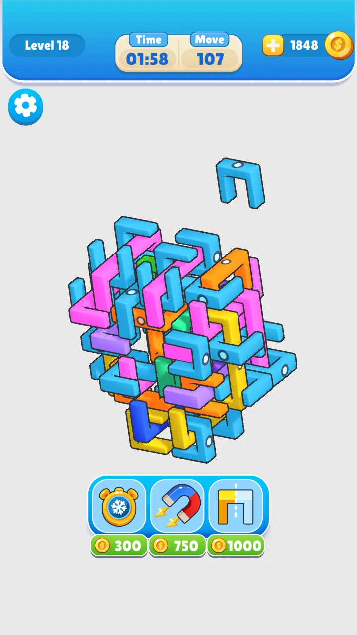 U Shape Puzzle | Indus Appstore | Screenshot