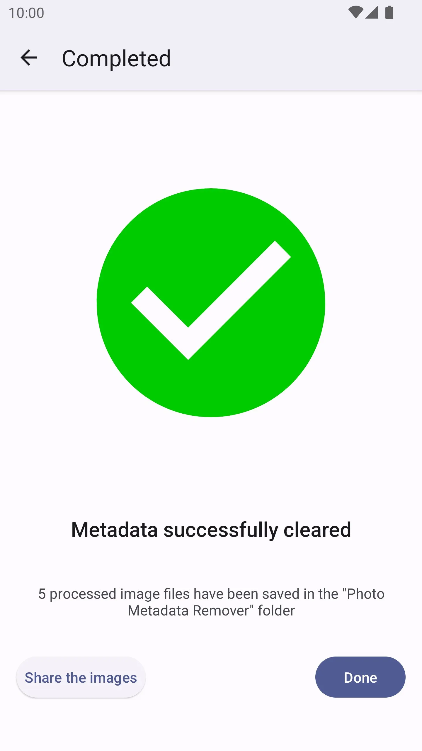 Photo Metadata Remover | Indus Appstore | Screenshot