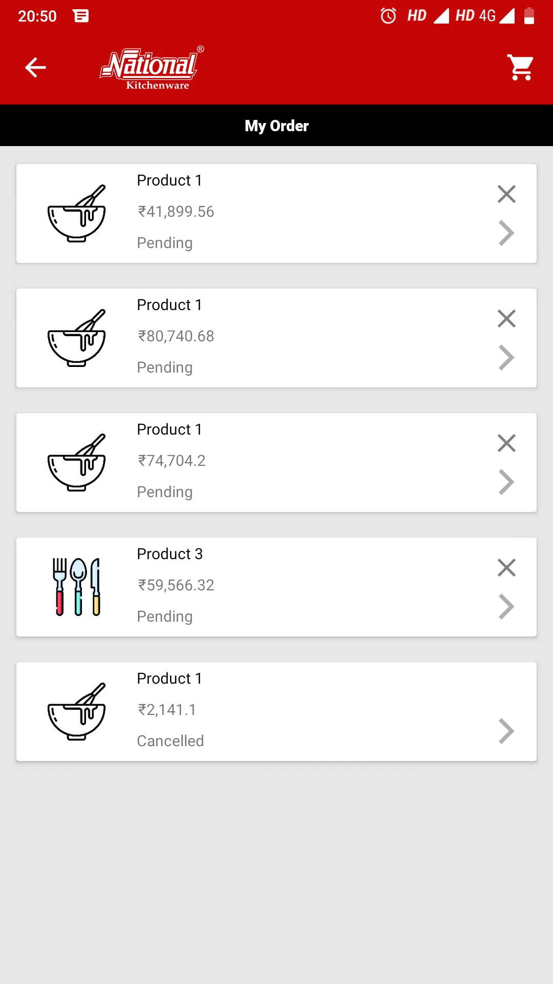 National Kitchenware | Indus Appstore | Screenshot