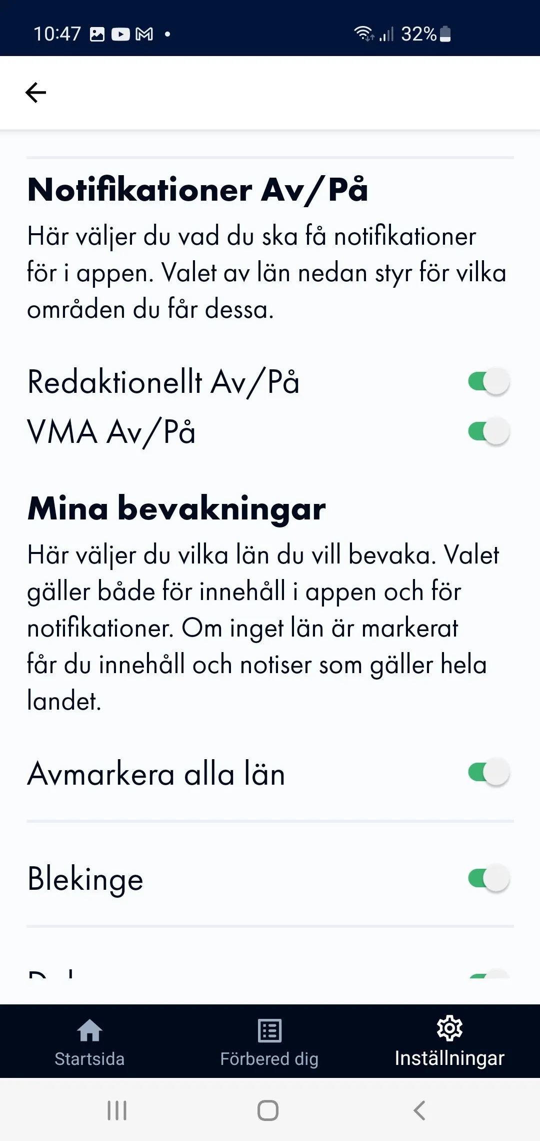 Krisinformation.se | Indus Appstore | Screenshot