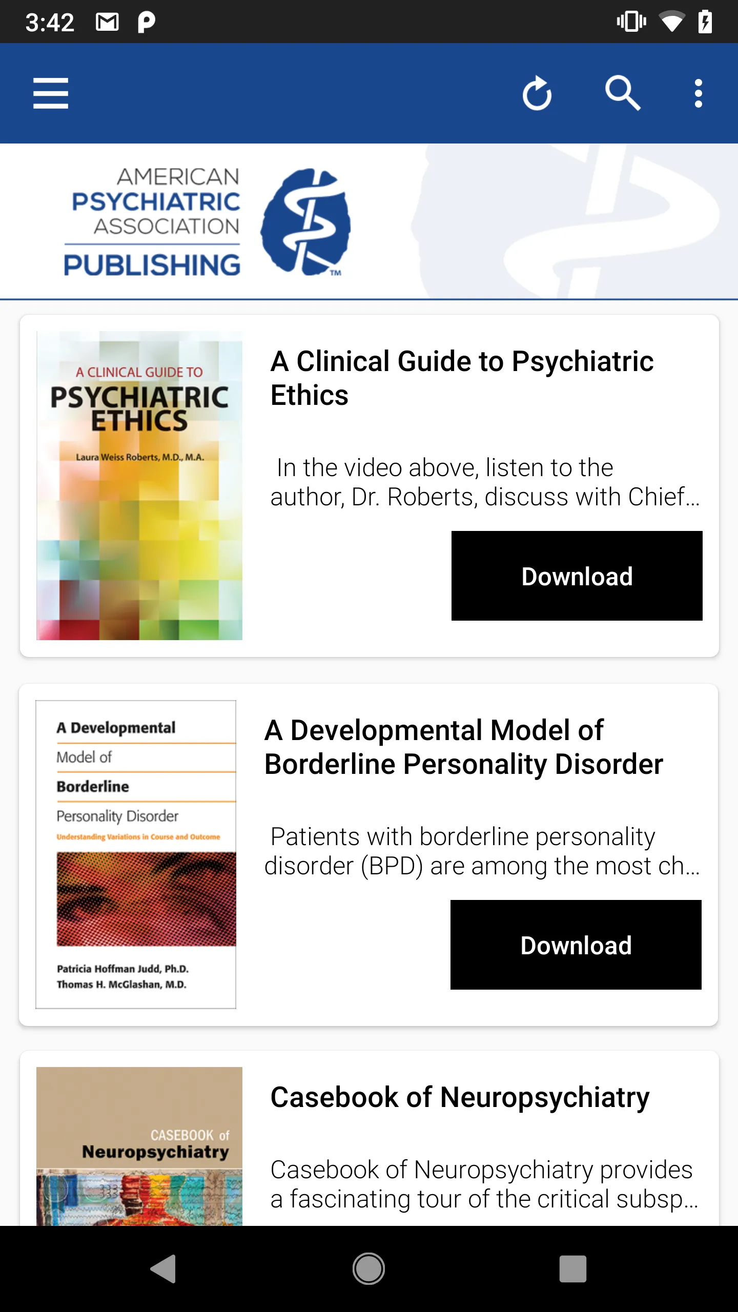 APA eBooks | Indus Appstore | Screenshot