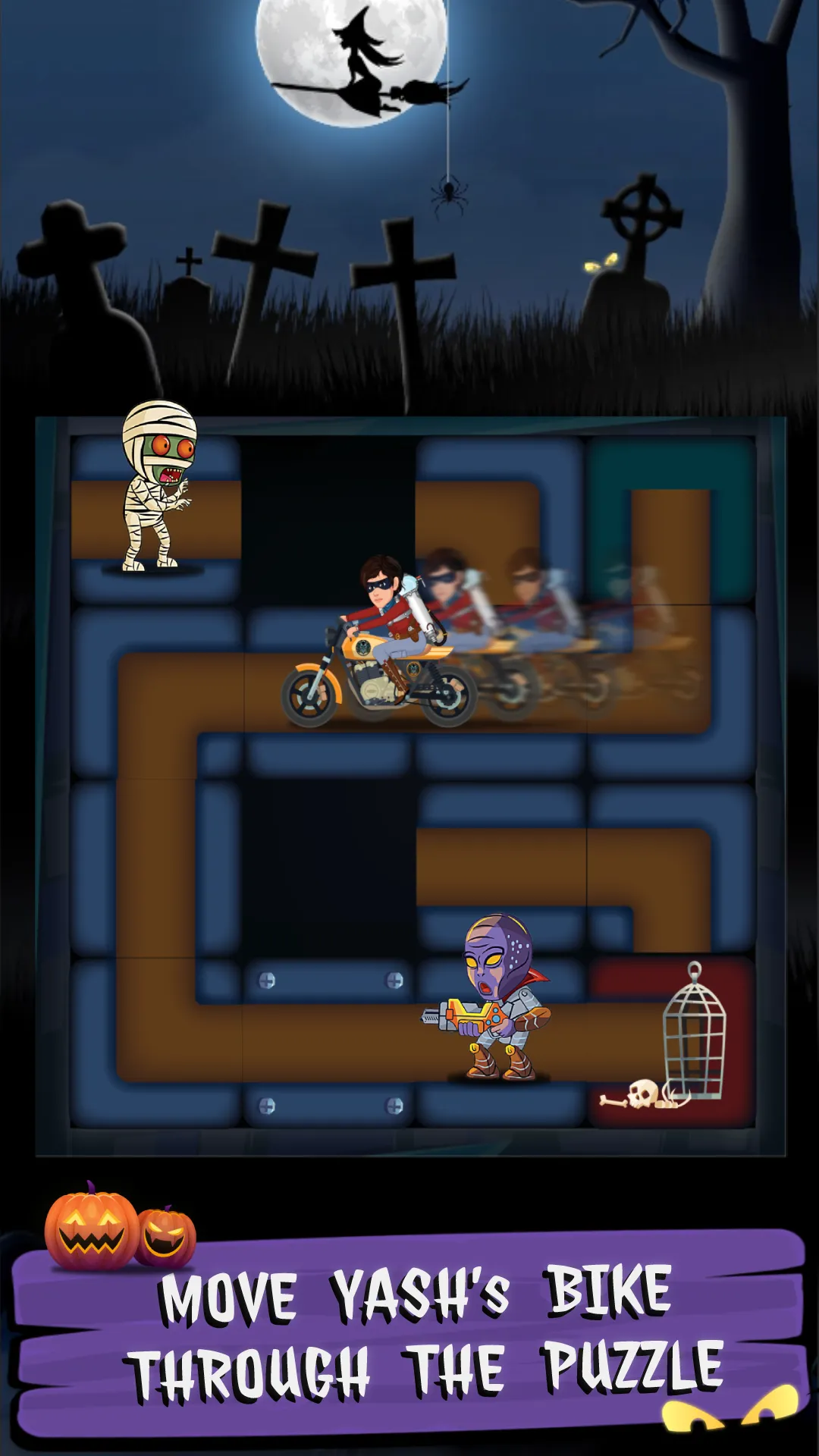 Ghost Hunter : Slide Puzzle | Indus Appstore | Screenshot