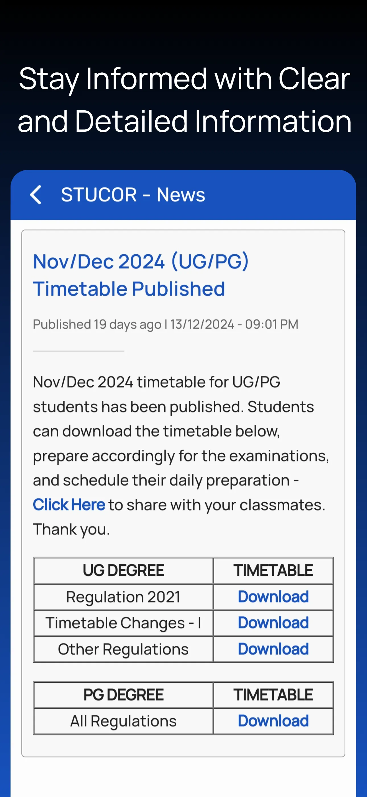 STUCOR - For College Students | Indus Appstore | Screenshot