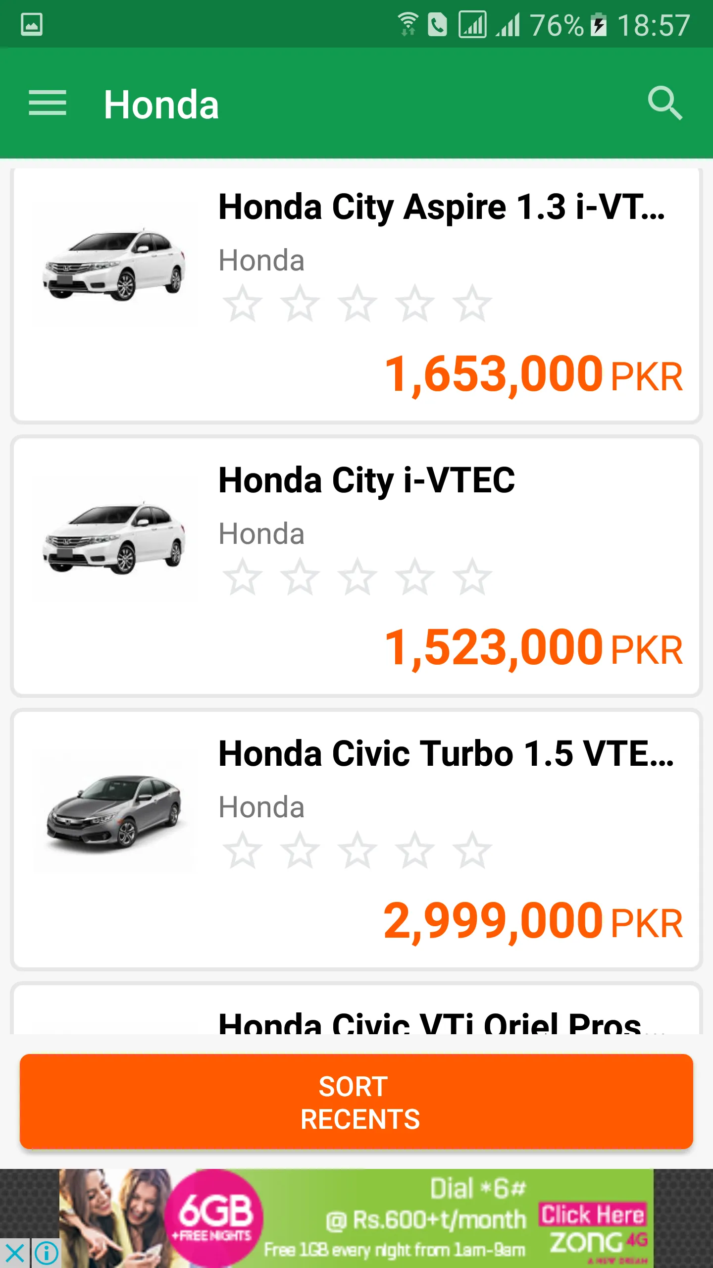 Car Prices in Pakistan | Indus Appstore | Screenshot