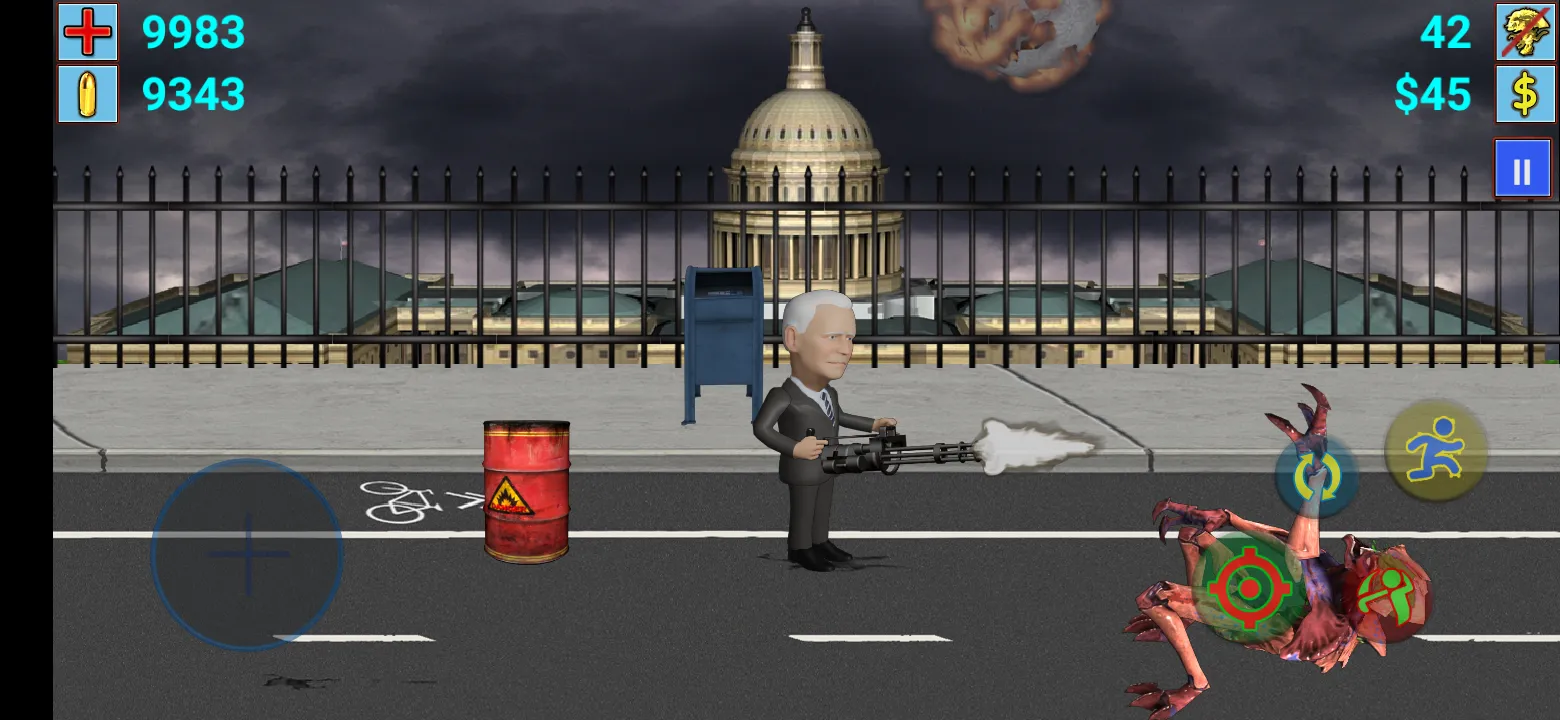 Aliens vs President | Indus Appstore | Screenshot