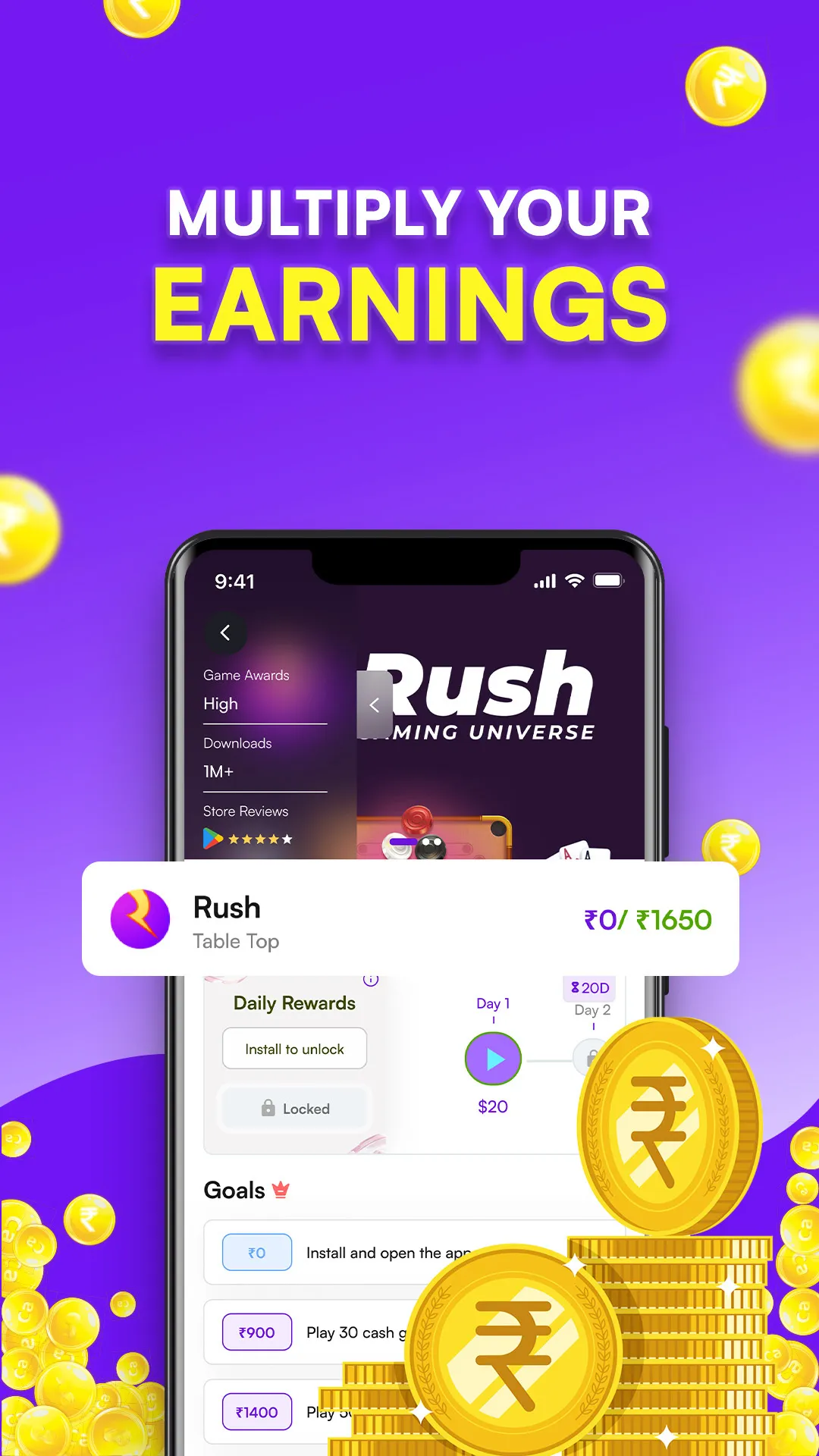 KickCash: Money Earning Games | Indus Appstore | Screenshot