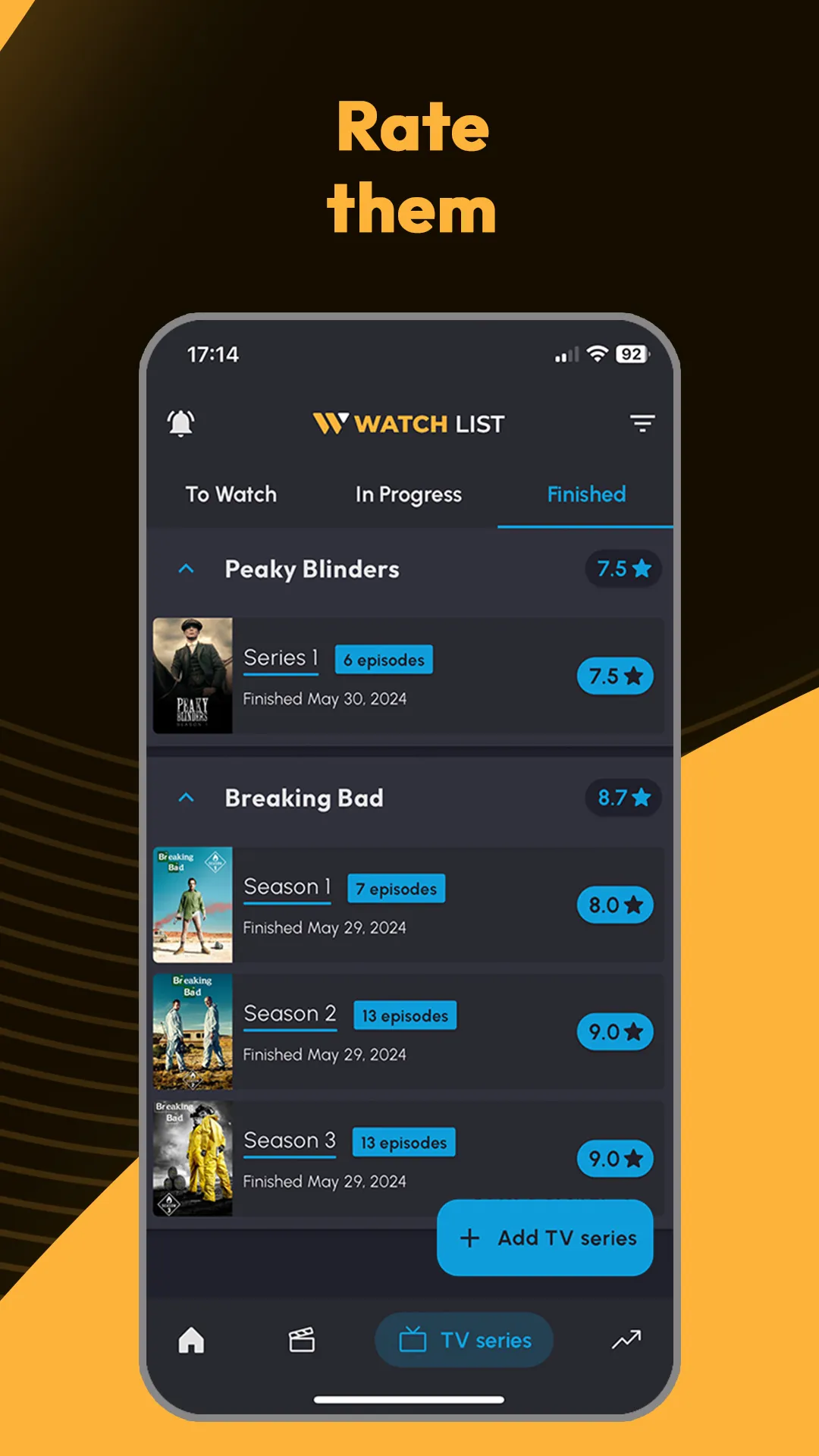 Watch List: TV Series & Movies | Indus Appstore | Screenshot