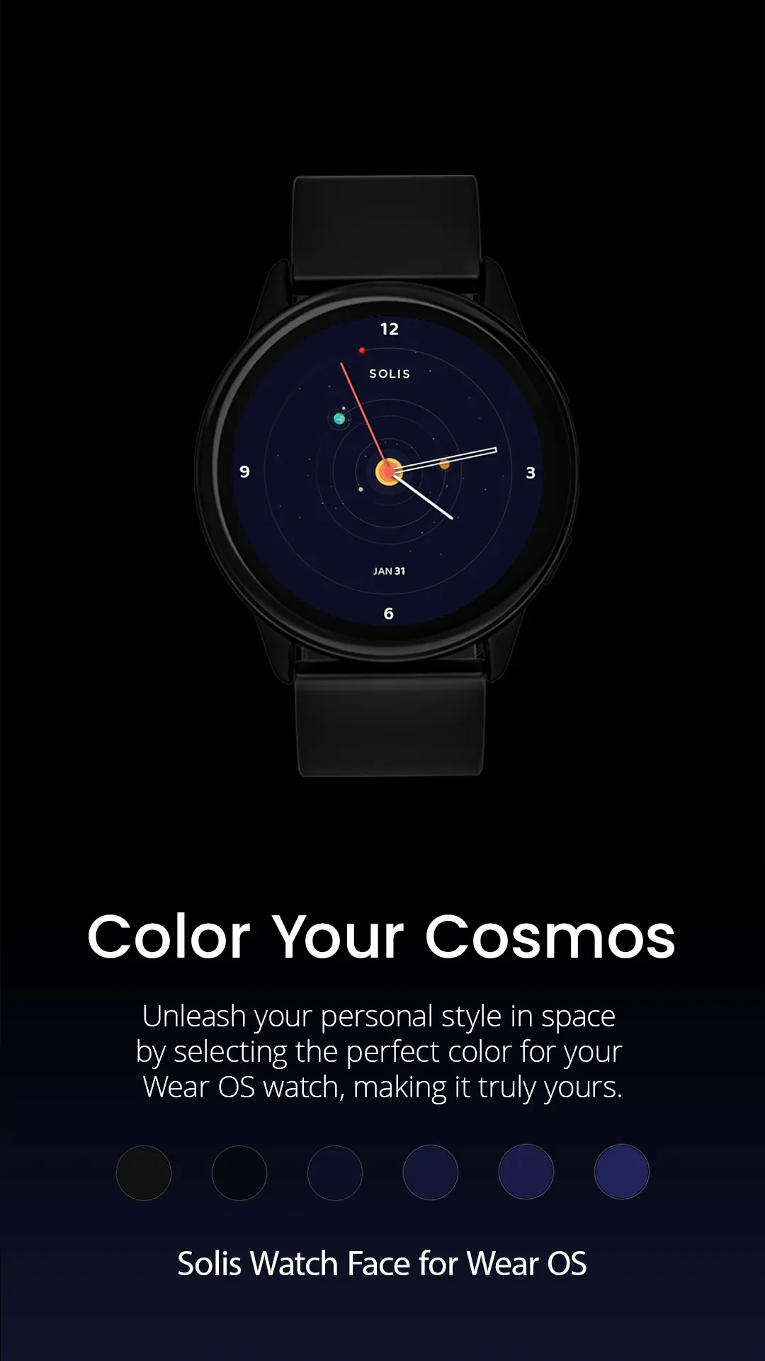 Solis Watch Face for Wear OS | Indus Appstore | Screenshot