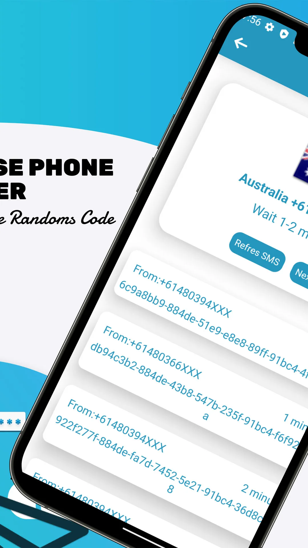 Receive SMS - Temporary Number | Indus Appstore | Screenshot