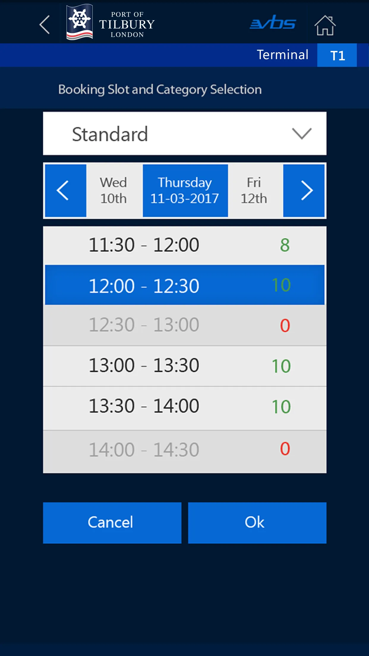 Port of Tilbury VBS | Indus Appstore | Screenshot