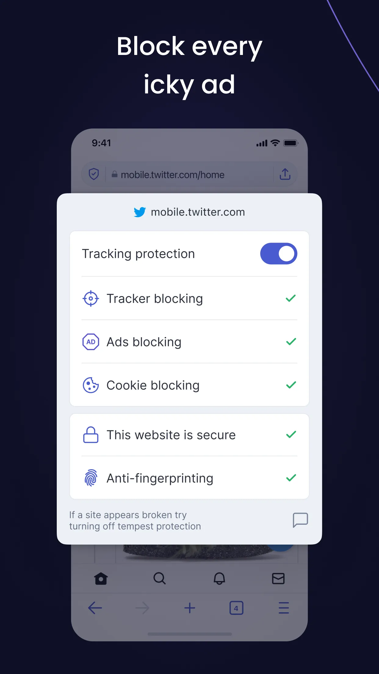 Tempest Secure Web Browser | Indus Appstore | Screenshot