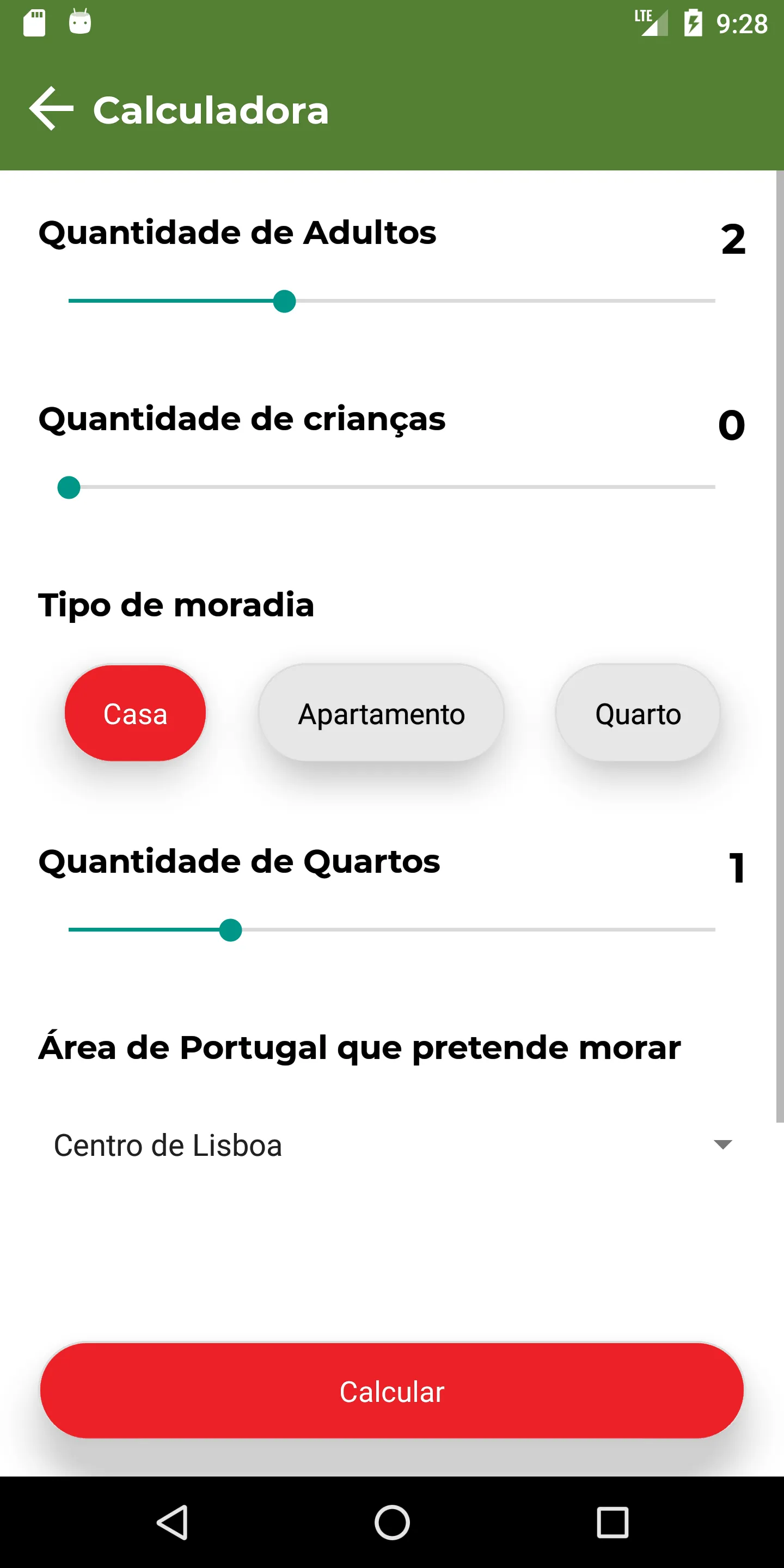 Morar em Portugal - Calculador | Indus Appstore | Screenshot