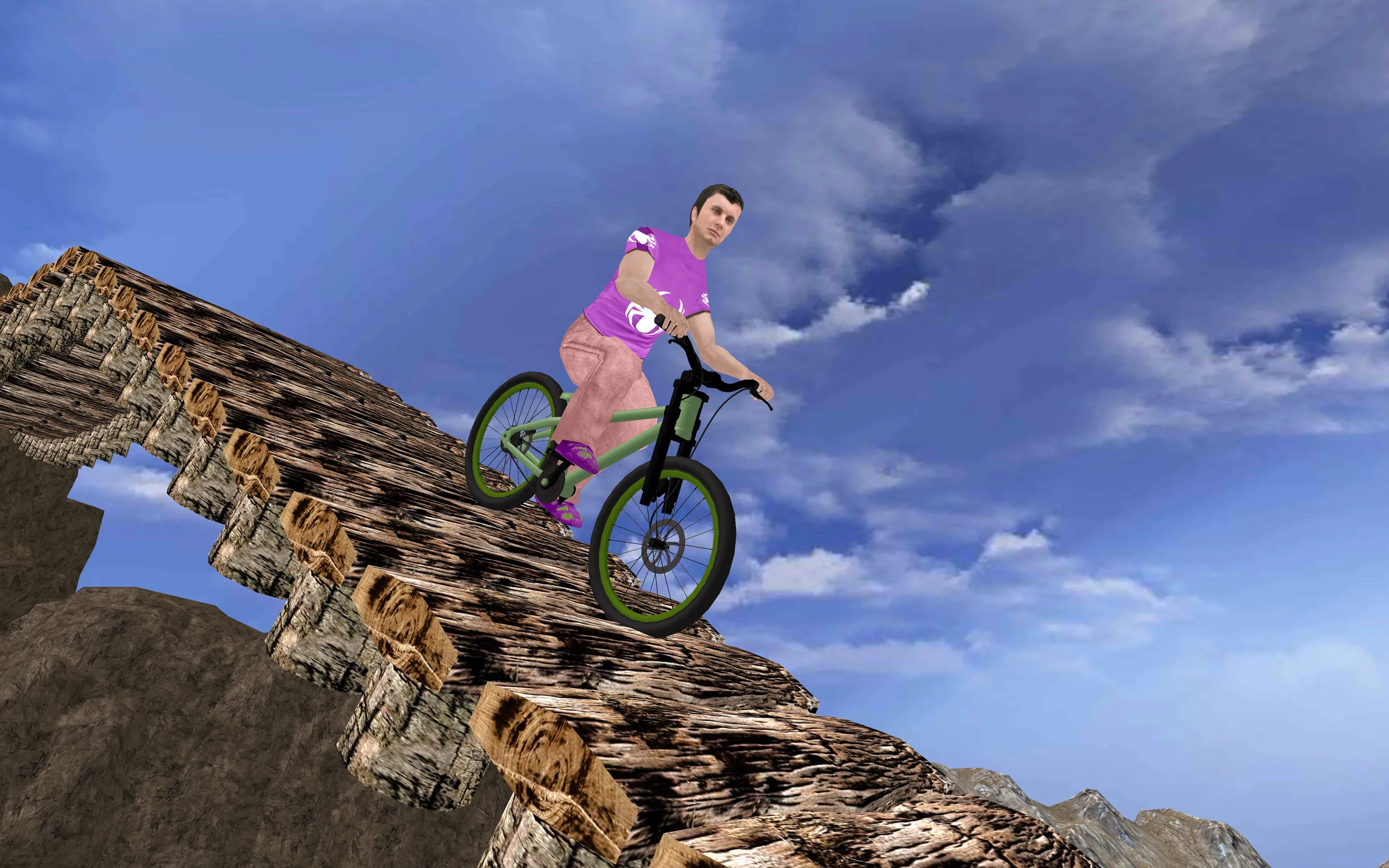 Mountain Bicycle Rider Stunts | Indus Appstore | Screenshot