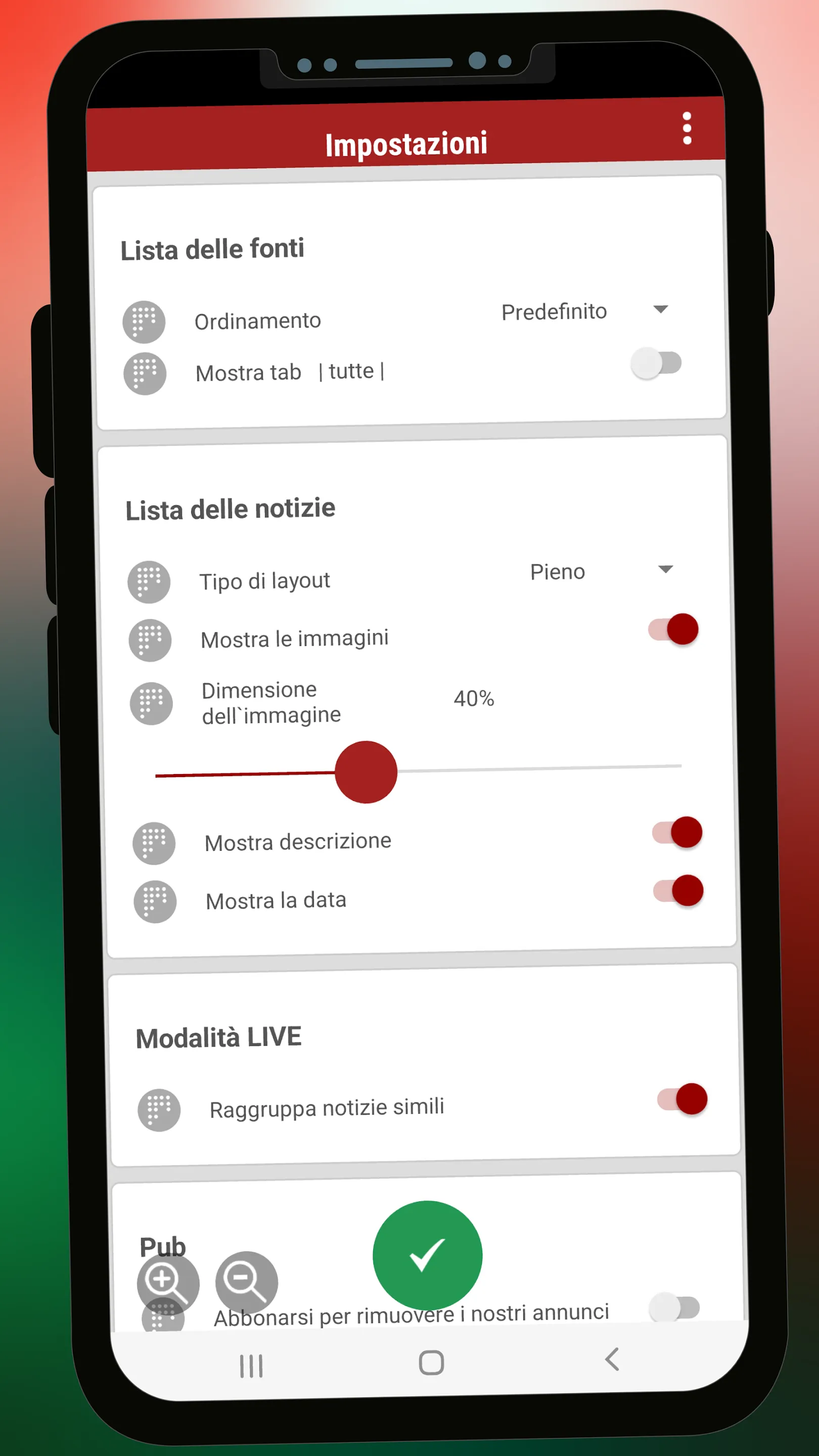 Notizzzie - Italia tempo reale | Indus Appstore | Screenshot