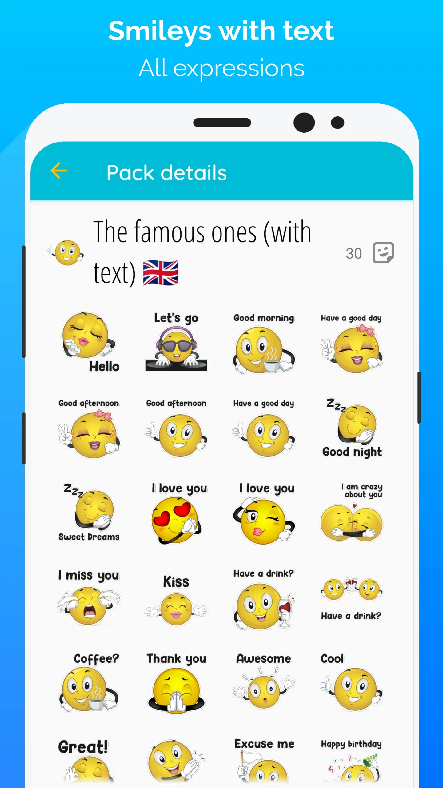 WeSmile Smileys (WASticker) | Indus Appstore | Screenshot