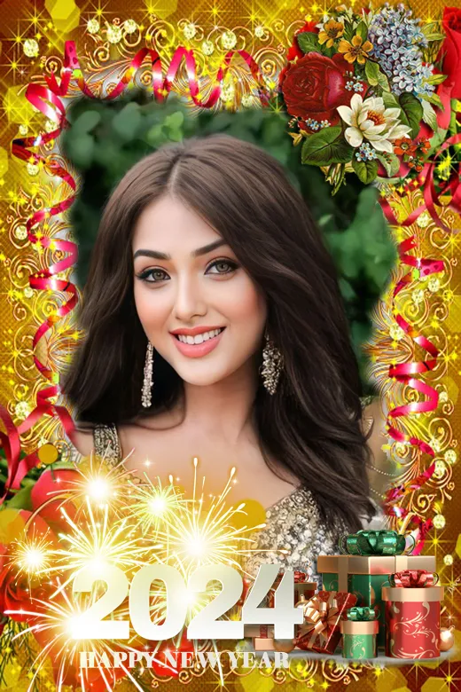 New year 2024 photo frame | Indus Appstore | Screenshot