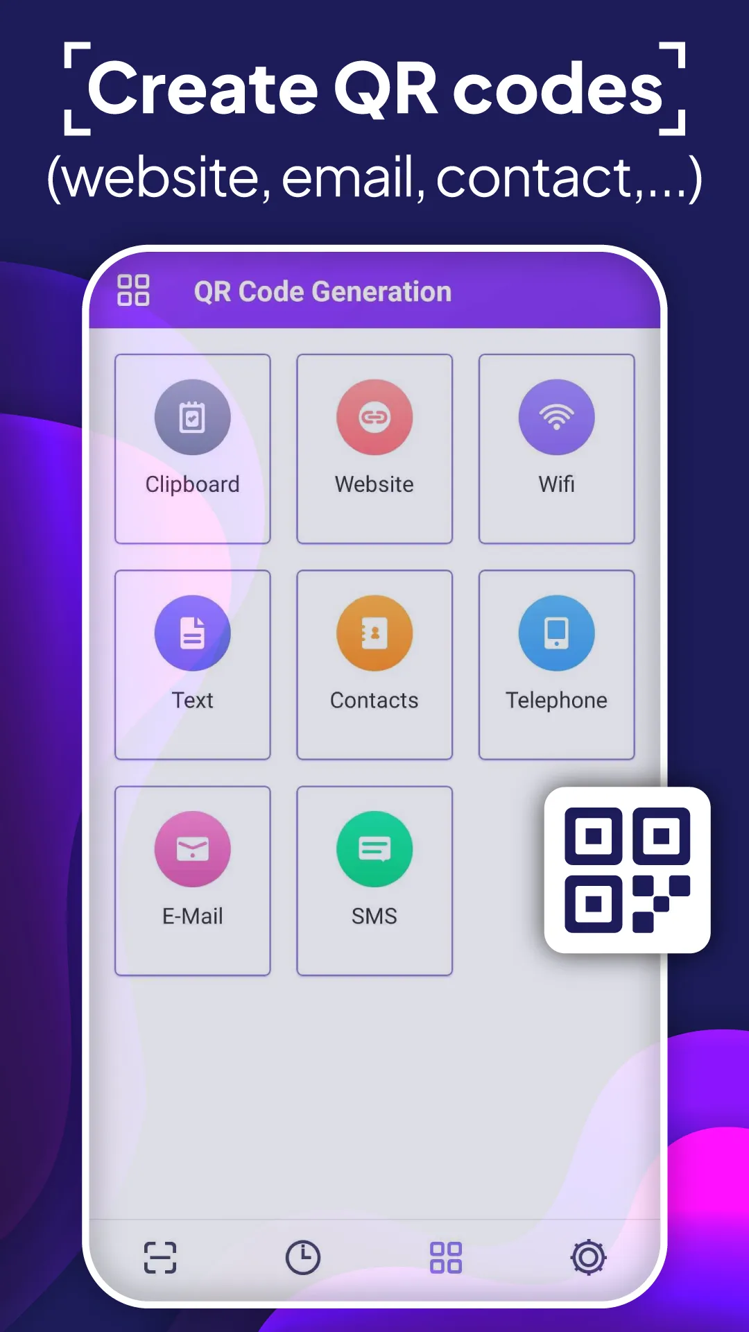 QR Reader & Barcode Generator | Indus Appstore | Screenshot