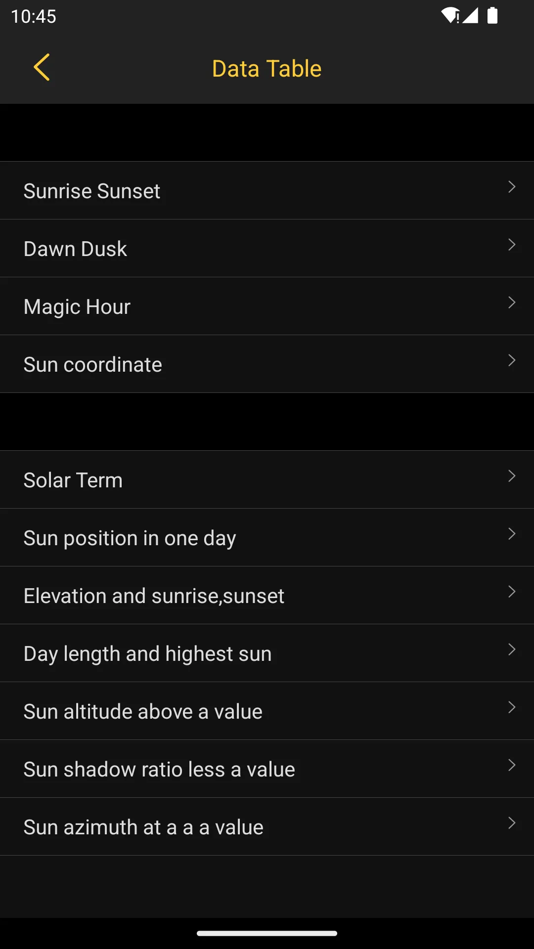 Solunar Calculator | Indus Appstore | Screenshot