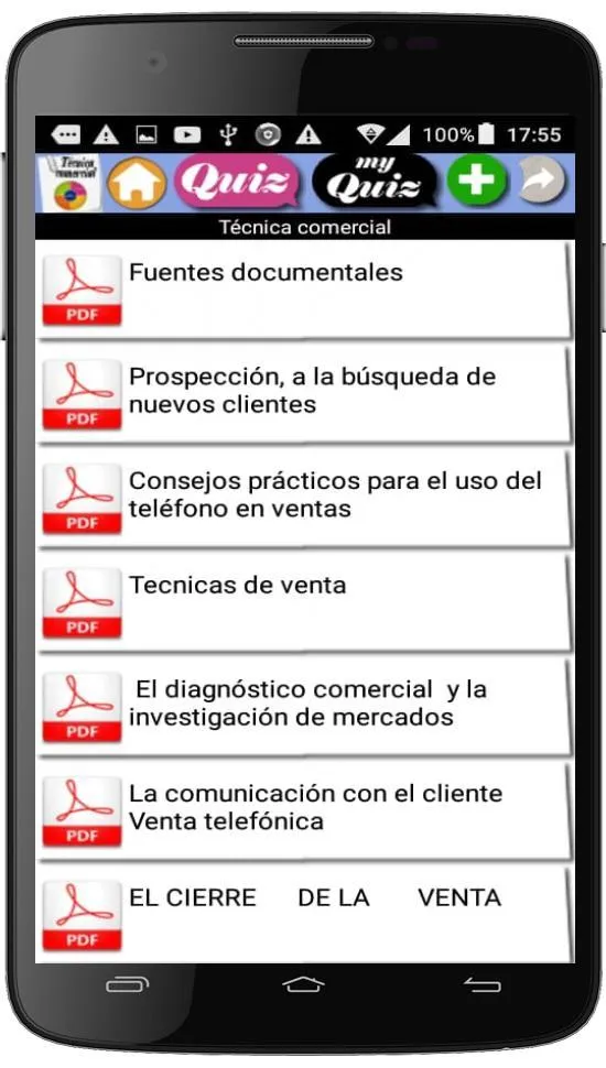 Técnica comercial | Indus Appstore | Screenshot