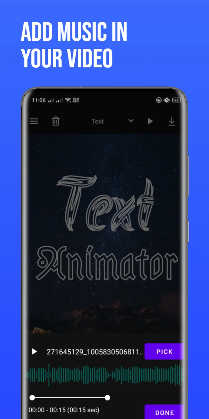 Text Animator : Animated name | Indus Appstore | Screenshot