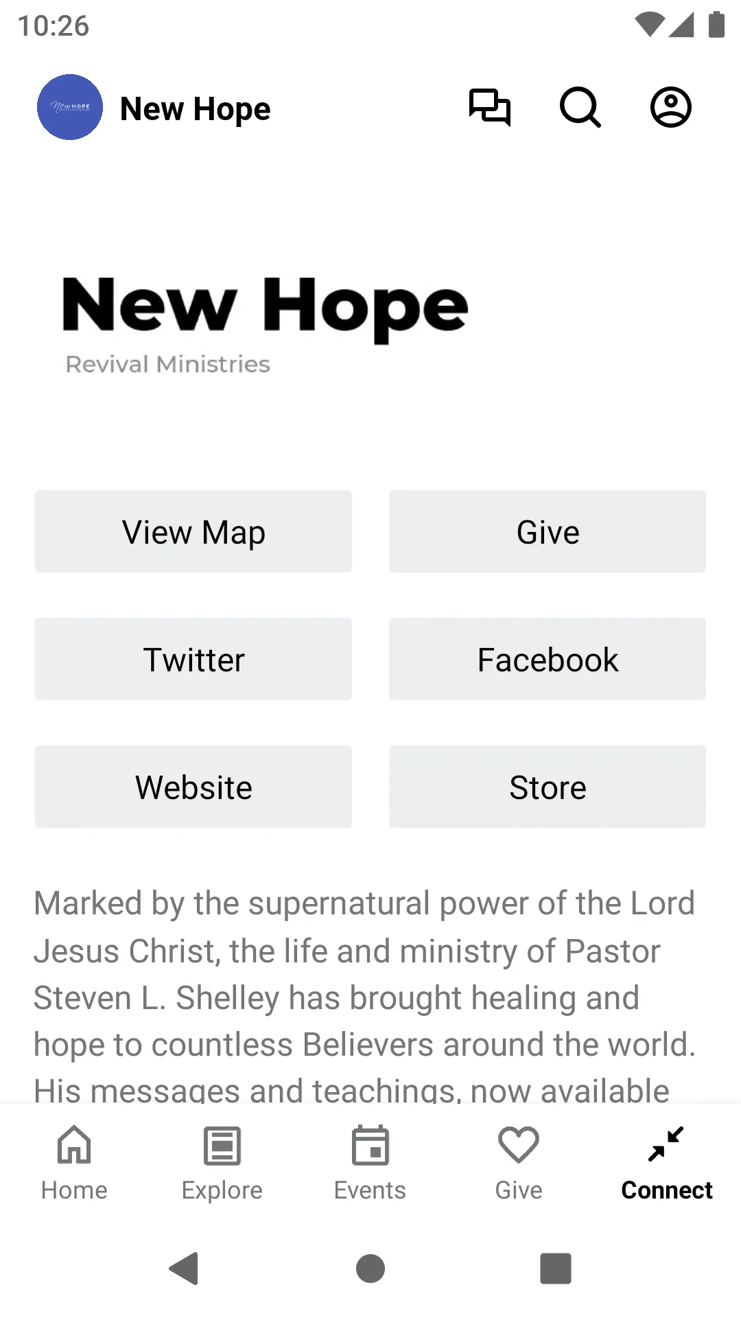 New Hope Revival Ministries | Indus Appstore | Screenshot