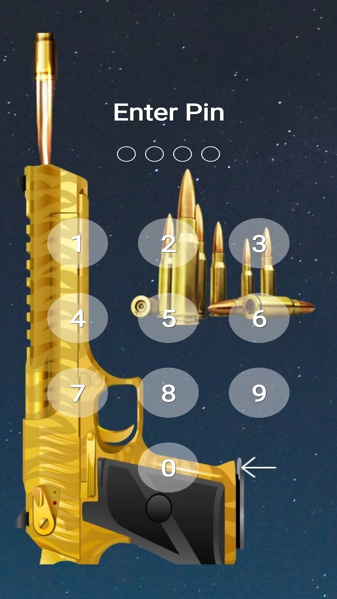 Revolver Fire Lock Screen 2024 | Indus Appstore | Screenshot