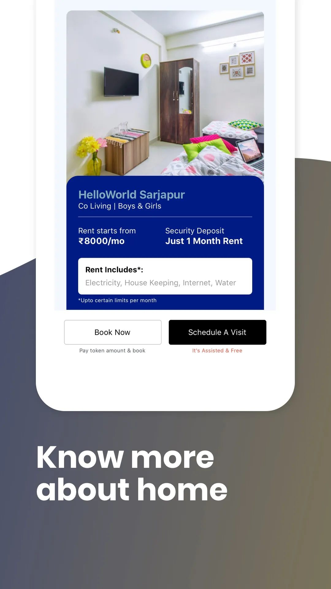 HelloWorld CoLiving & Hostels | Indus Appstore | Screenshot