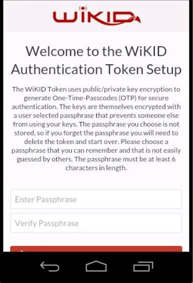 WiKID Enterprise Token - 4.0 | Indus Appstore | Screenshot