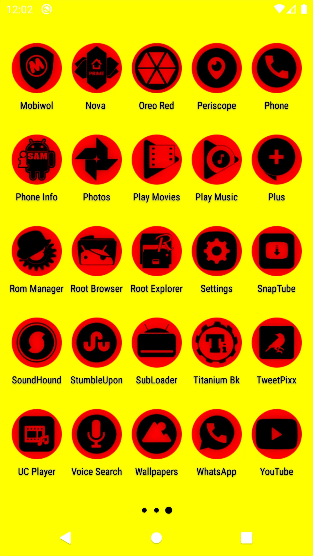 Oreo Red Icon Pack P2 | Indus Appstore | Screenshot