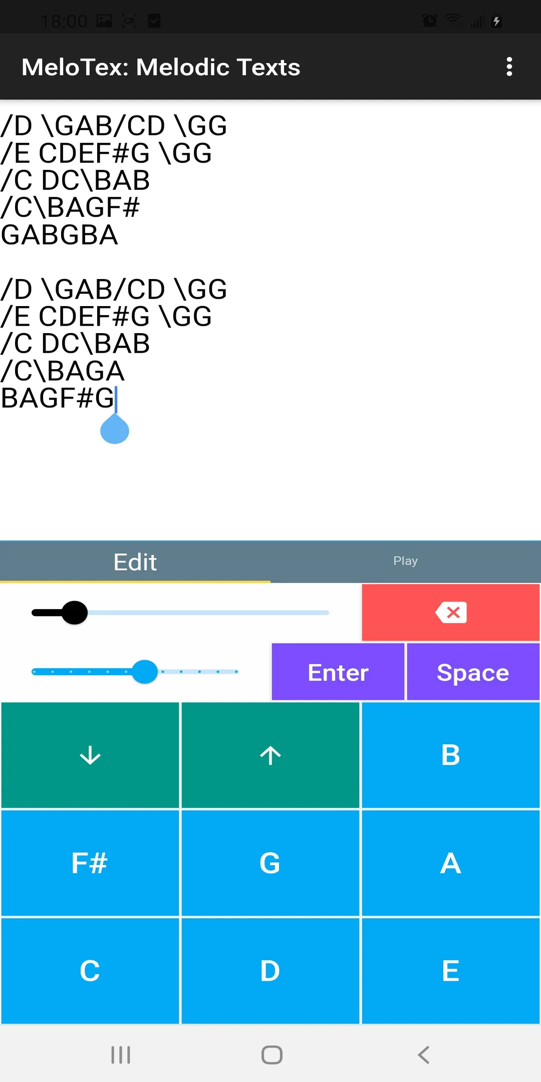 MeloTex: Melodic Text Player,  | Indus Appstore | Screenshot