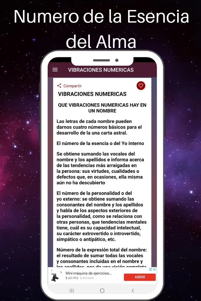 Numerología Propósito de Vida | Indus Appstore | Screenshot