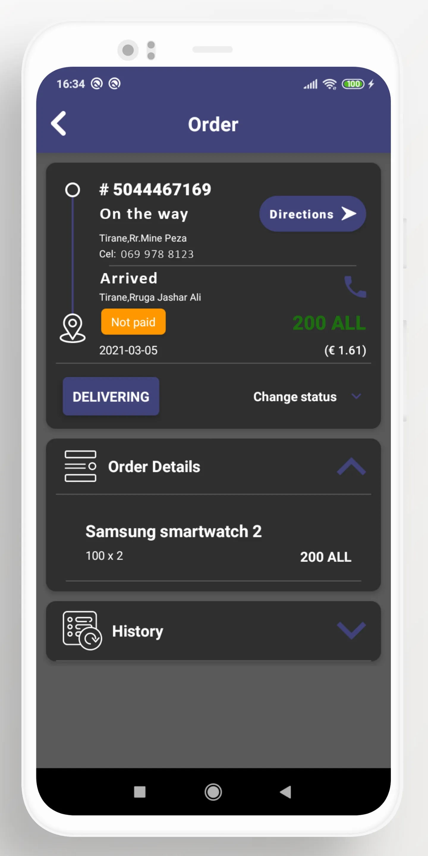 Bipex Courier | Indus Appstore | Screenshot