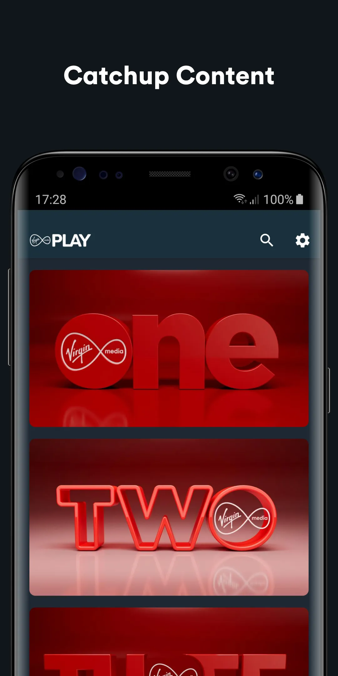 Virgin Media Play | Indus Appstore | Screenshot