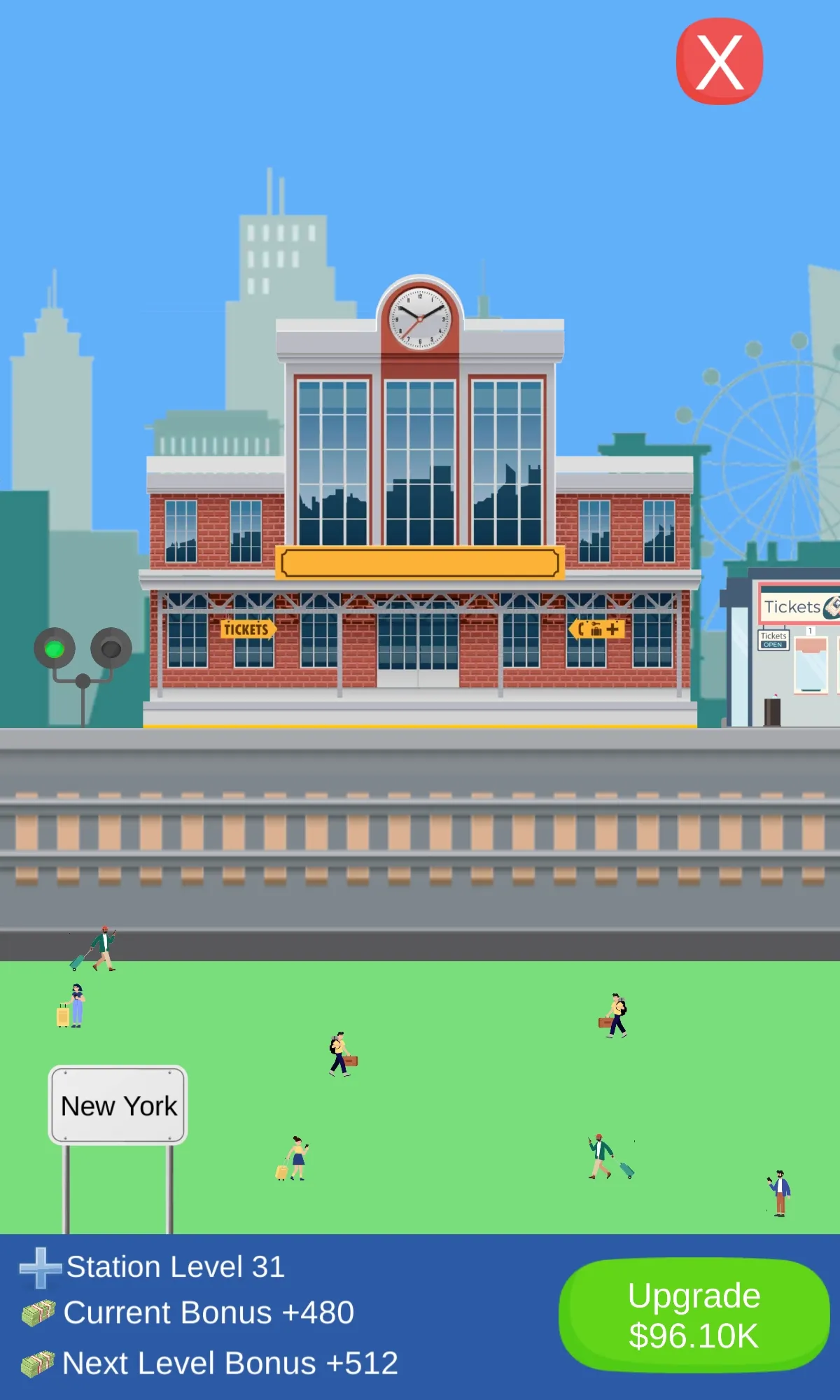 Idle Train Tycoon | Indus Appstore | Screenshot