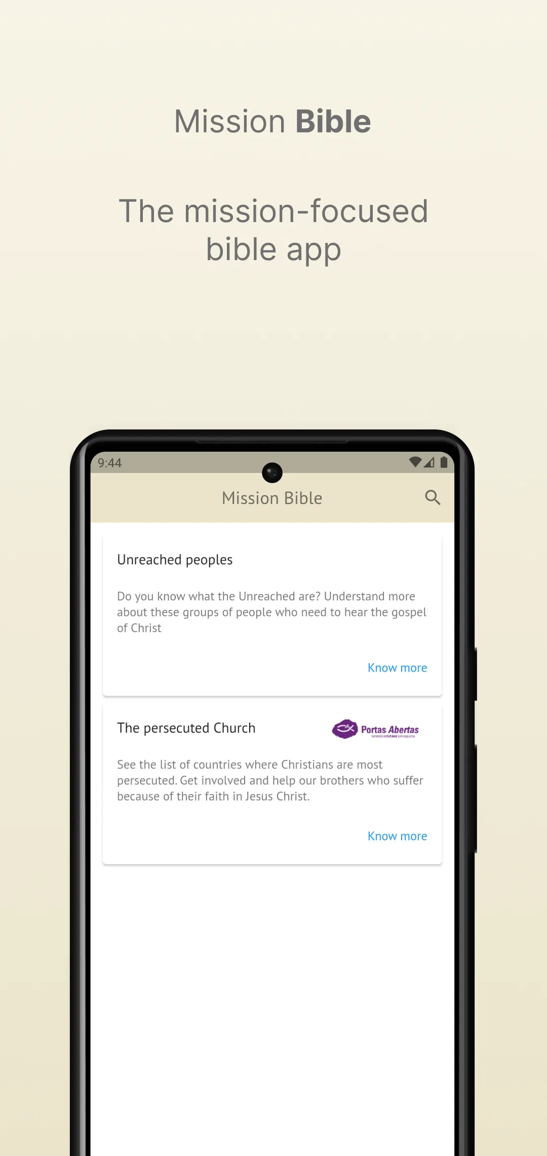 Mission Bible - KJV, ESV, MSG | Indus Appstore | Screenshot