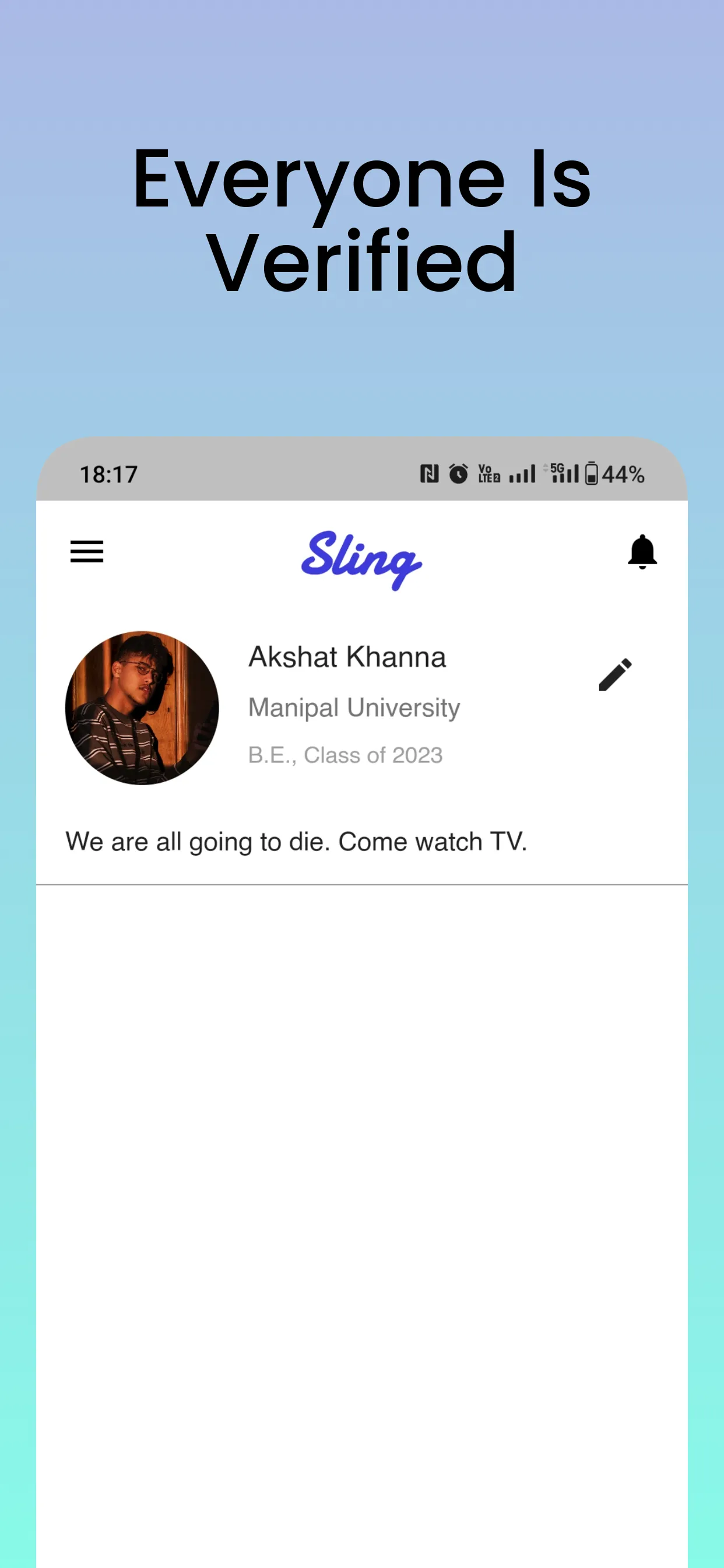 Sling - A College Social App | Indus Appstore | Screenshot