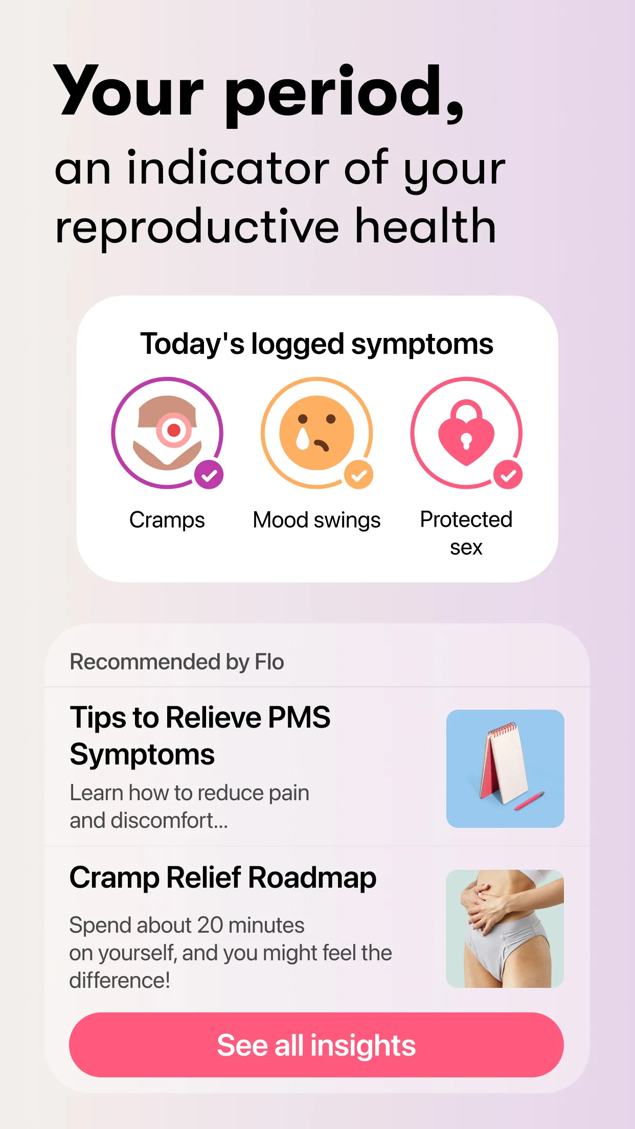 Flo Period & Pregnancy Tracker | Indus Appstore | Screenshot