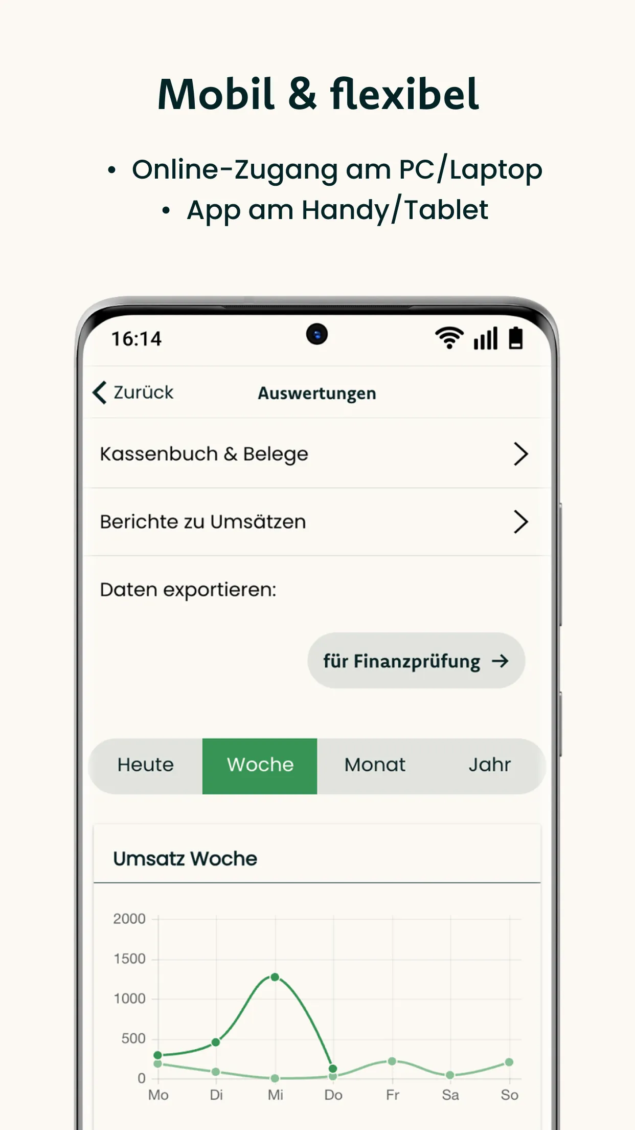 kassello Registrierkasse | Indus Appstore | Screenshot