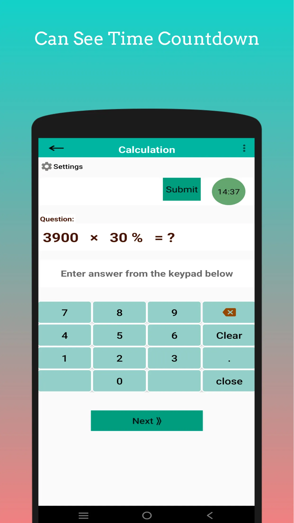 Math Calculation Speed Booster | Indus Appstore | Screenshot